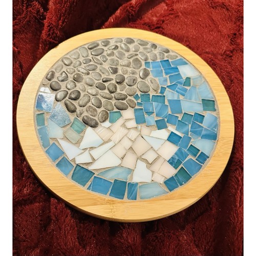 Stained glass inlay - stained,