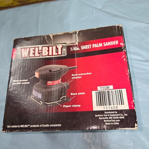 Wel bilt sheet palm sander - 1/4,