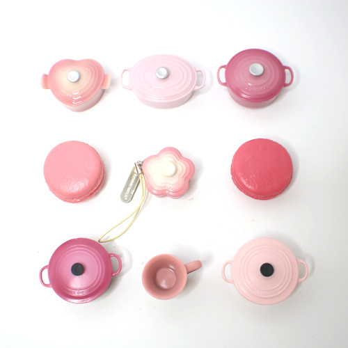 Creuset pink collection 9pc - le,