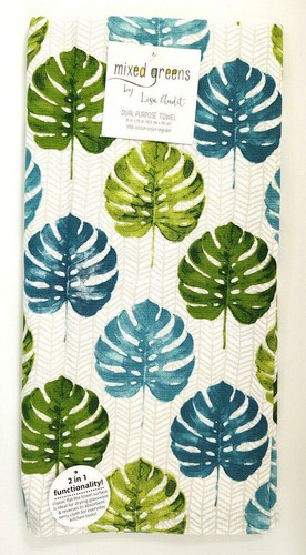 Kitchen dish towel palm leaves - dish,