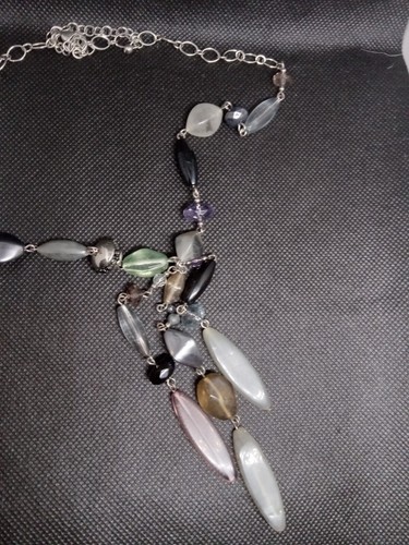 Multicolor silver tone tassel - multicolor,