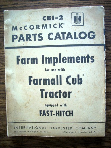 Farmall mccormick cub - ih,
