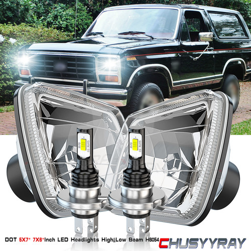Pair 5x7 7x6 - led, headlights