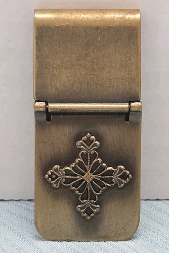 Vtg antique brass hinged - vtg, money