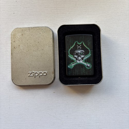 Vintage zippo green glowing - vintage,