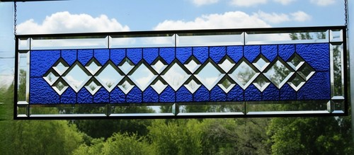 Handcrafted blue clear - blue,