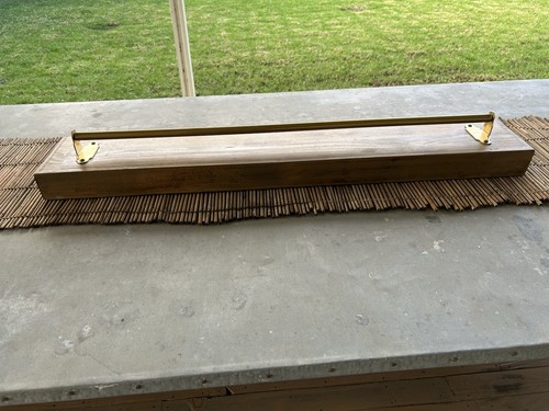 Wooden shelf with hanging - wooden,