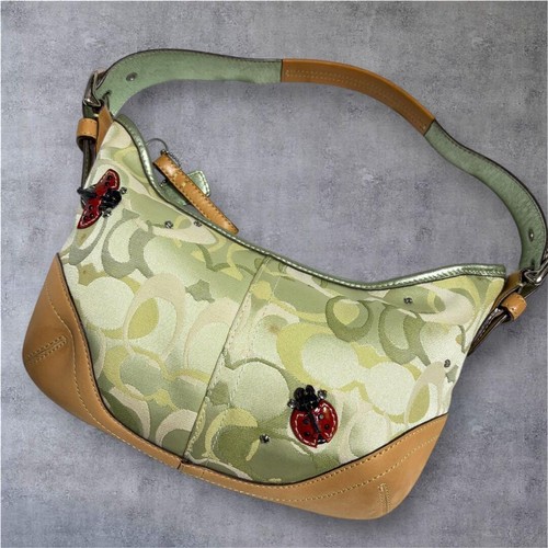 Coach ladybug beaded signature - coach,