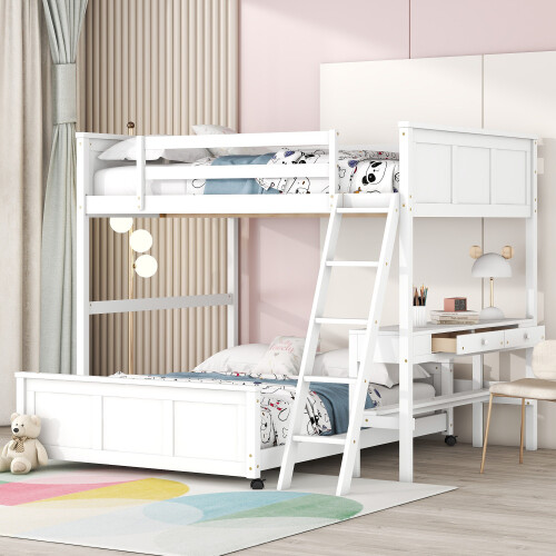 Solid wood loft - wood, bunk