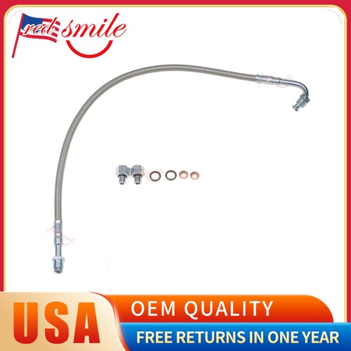 Turbo oil feed line - line, &