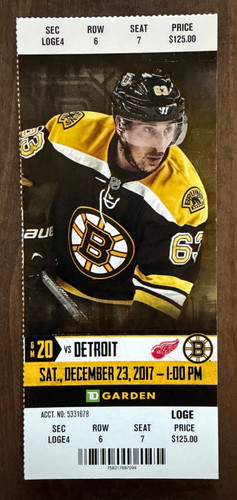 Boston bruins 2017 nhl - 12/23/2017,