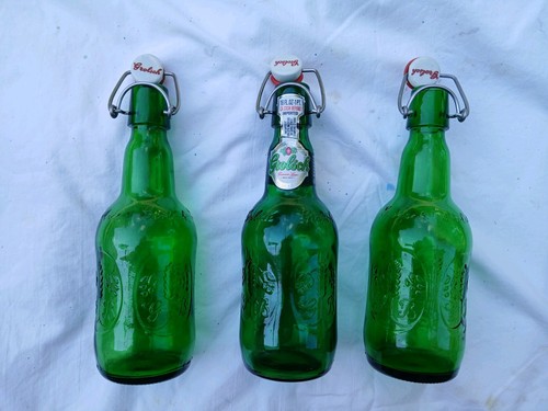 Grolsch beer bottles set - beer, bottles,
