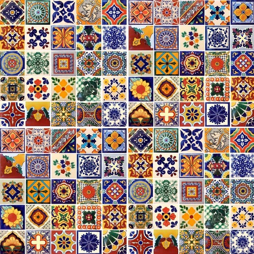 100 assorted 4x4 tiles - 100,