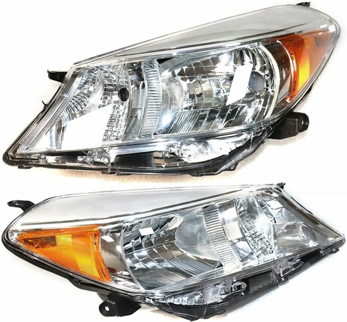 Front chrome headlights - front,