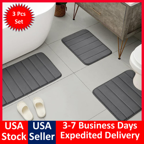 Set pcs memory foam bathroom - set,