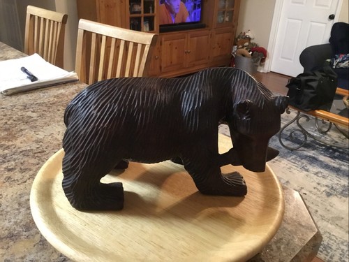 Vintage hand carved wooden - vintage,