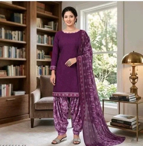 Women purple patiala salwar - women,