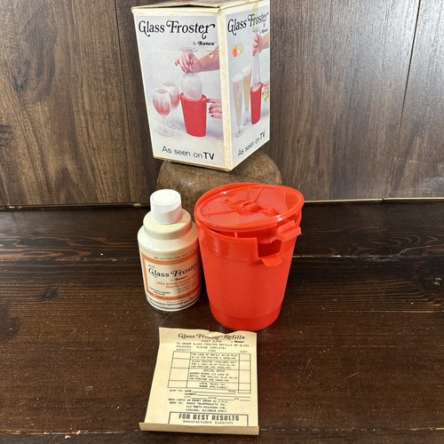 Vintage 1975 glass froster - vintage,