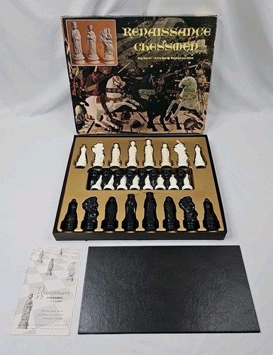 Renaissance chessmen chess set - renaissance,
