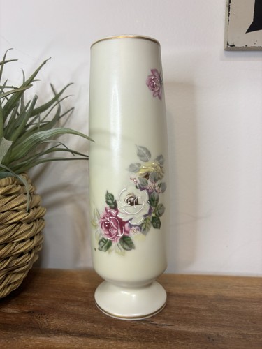 Vintage norleans floral vase - norleans,