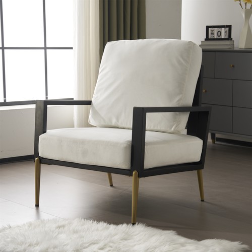 White velvet upholstered - white,
