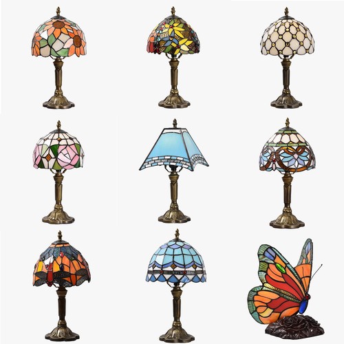Tiffany table lamps bedside - table,