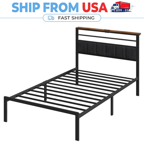 Twin size bed frame - size,