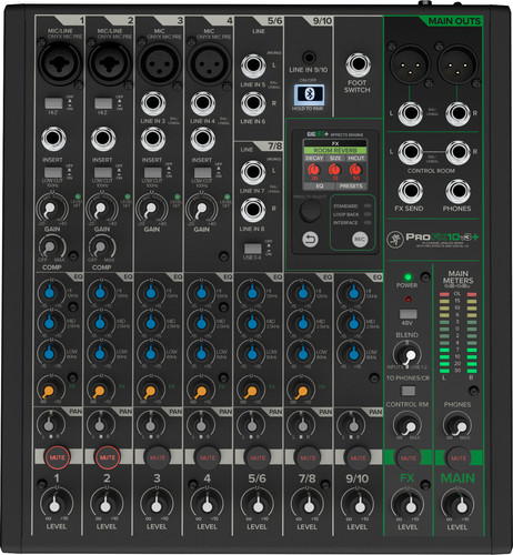 Mackie profx10v3 ch - profx10v3+, analog