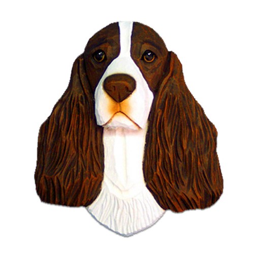 Springer spaniel head plaque - head,