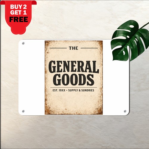 Mercantile general store tin - mercantile,