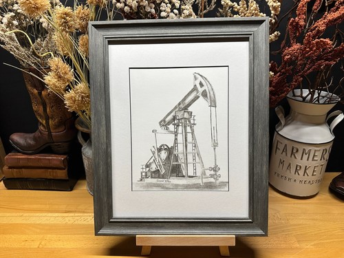Drawing oil oilfield - of, a