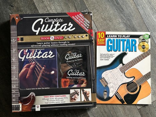 Guitar lesson instruction box - instruction,