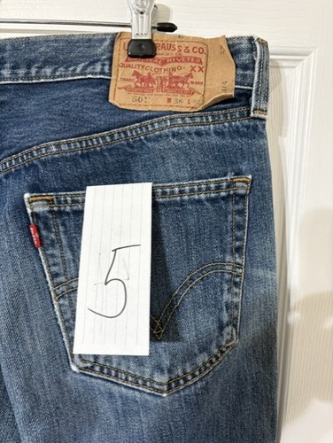 Levis 501 straight leg button - 501,