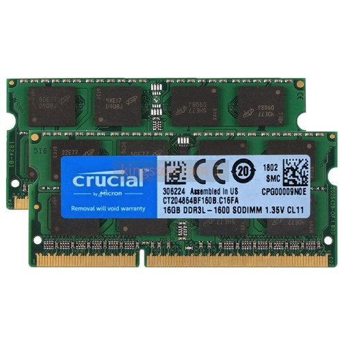 32gb 2x16gb ddr3l 1600mhz - 32gb=2x16gb,