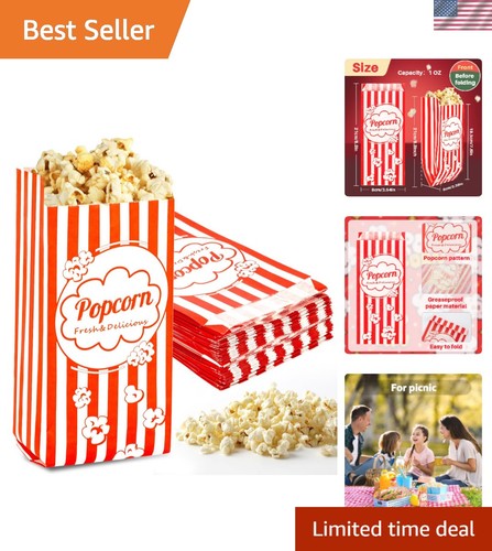 100ct food grade paper popcorn - 100ct, food-grade