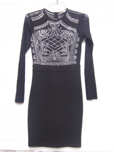 Agaci long sleeve black - black, dress