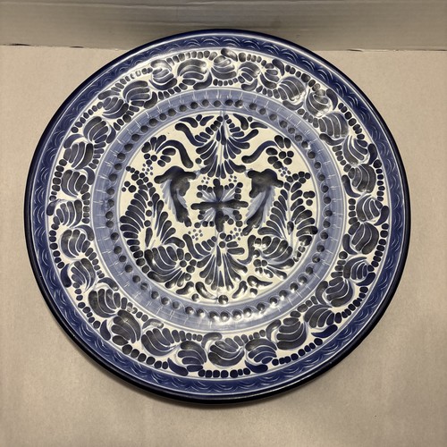 Vintage talavera mexican blue - talavera,