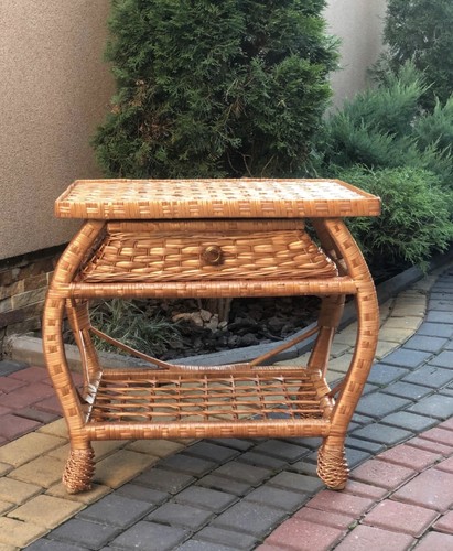 Handmade wicker wooden coffee - wicker,