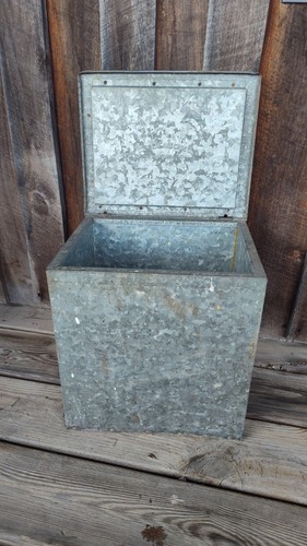Vintage galvanized porch milk - vintage,