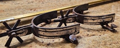 Antique mexican charro spurs - antique,