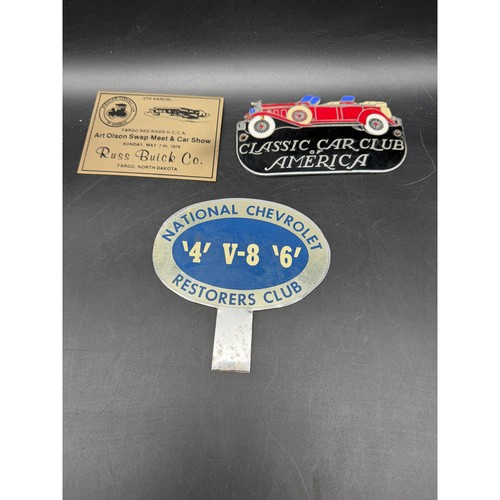 Vintage classic car emblems - classic,