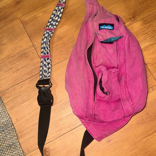 Kavu pink rope sling bag - pink,