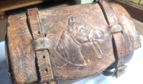 Antique ww1 era leather - antique, uk