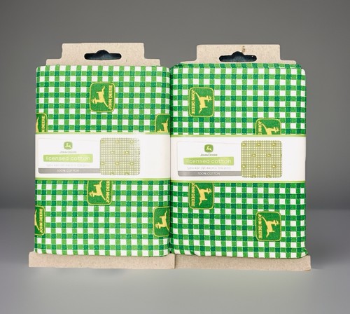 John deere gingham precut - deere,