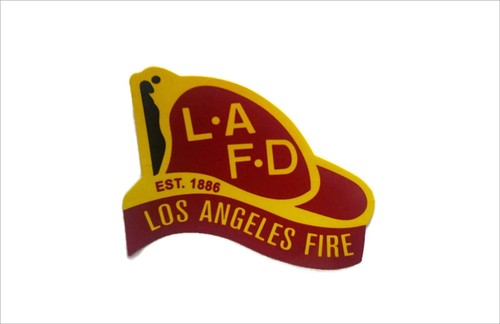 Lafd helmet car - window, decal