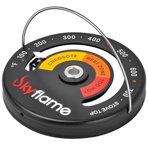 Magnetic top thermometer wood - top,