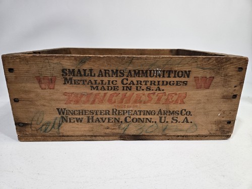 Wooden winchester ammo crate - winchester,