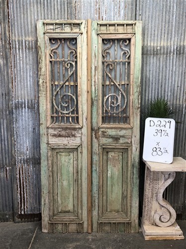 Antique french double doors - french,