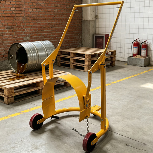 300kg manual oil drum rotator - 300kg,