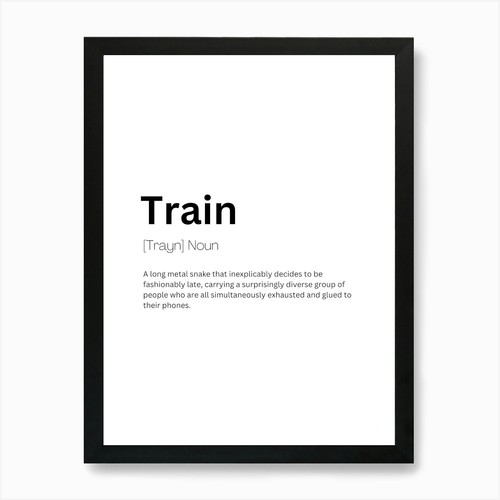Train definition meaning art - train,